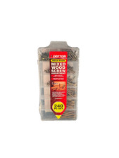 Mixed Wood Screws Assortment 240pc