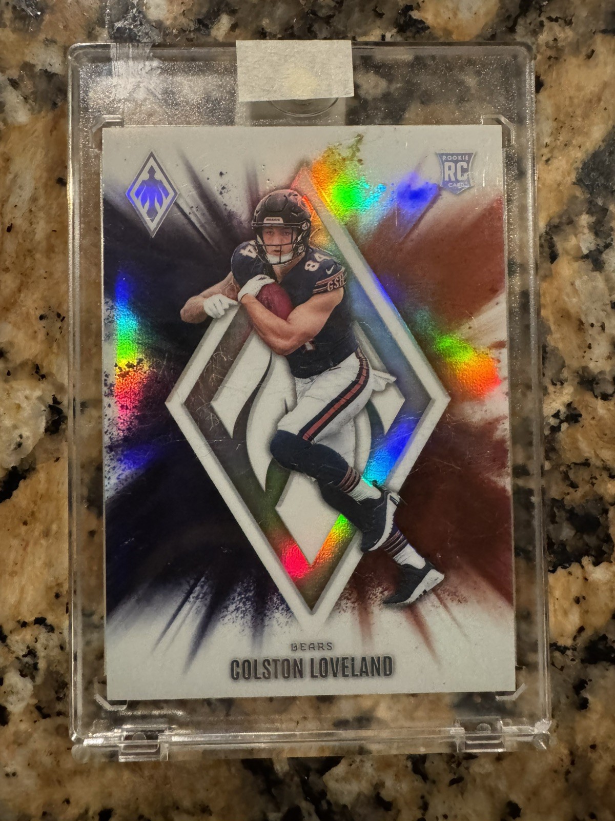 COLSTON LOVELAND 2025 Panini Phoenix RC Color Blast Case Hit SSP #12 Bears