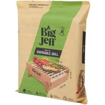 Big Jeff Einweggrill  Disposable Grill   tragbar & leicht   für Camping & Strand