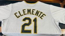 ROBERTO CLEMENTE PITTSBURGH PIRATES 1971 NIKE GREY ROAD JERSEY XXL NWT
