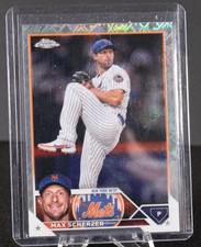 2023 Topps Chrome Mets Max Scherzer Logofractor #148
