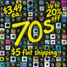 1970s 45 RPM DIVE BIN LOT $3.49 EACH VG+ $3.49 + SAVE UP TO 20% ON TOP