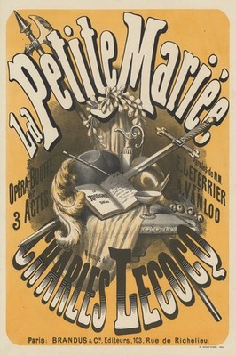   La Petite Mariée Opera Poster - Vintage French Art (1882) - 24x36  - Premium