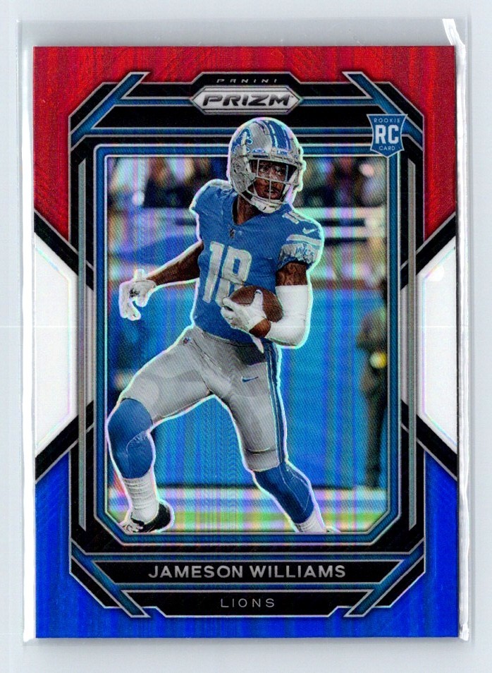 Jameson Williams Panini Prizm #311 Red/White/Blue