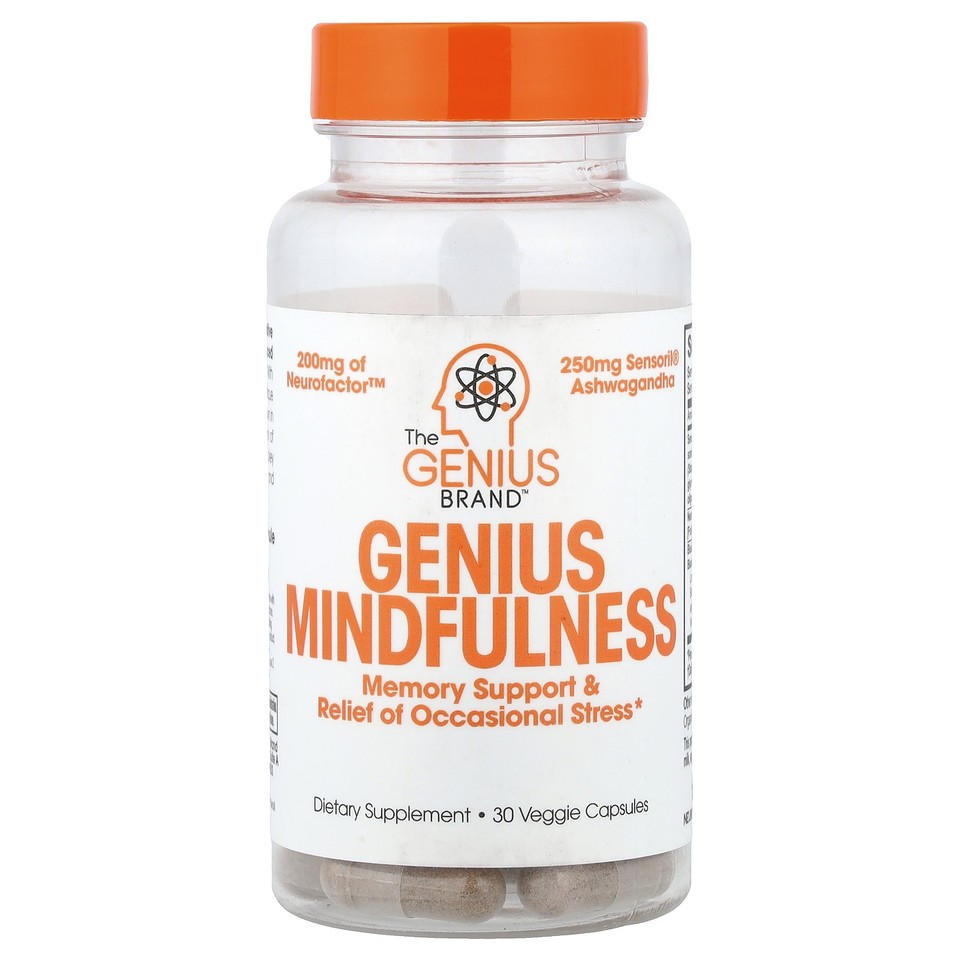 Genius Mindfullness, 30 Veggie Capsules