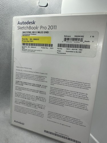 Autodesk Sketchbook Pro 2011 Drawing Painting Digital Software New Sealed - Picture 2 of 3