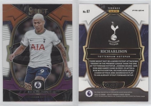 2022 Panini Select Premier League Terrace Multi-Color Prizm Richarlison ...