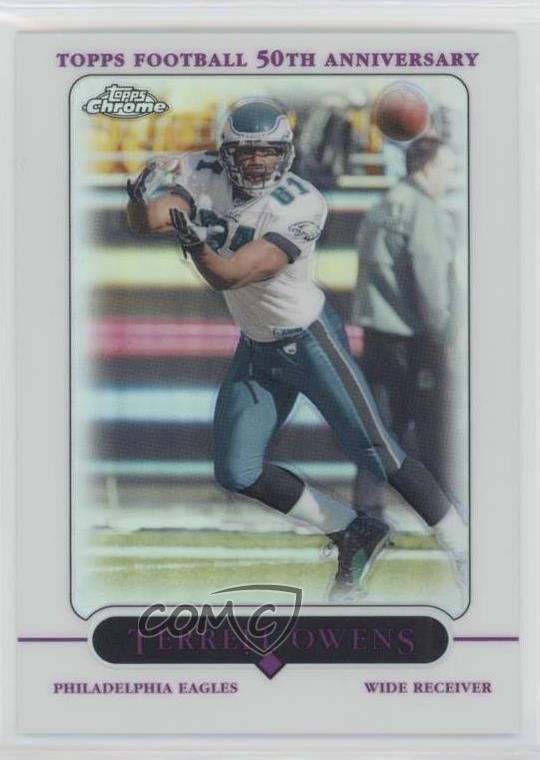 2005 Topps Chrome Refractor Terrell Owens #32 HOF 6m1