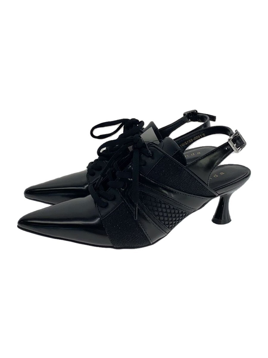 Black Rieda Sneaker Mules Slip-On Comfort Shoes