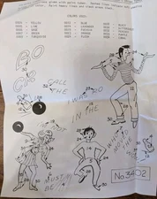 Bowling Towel #3402 Tri-ChemPicture To Paint Vintage With Instructions 15x22