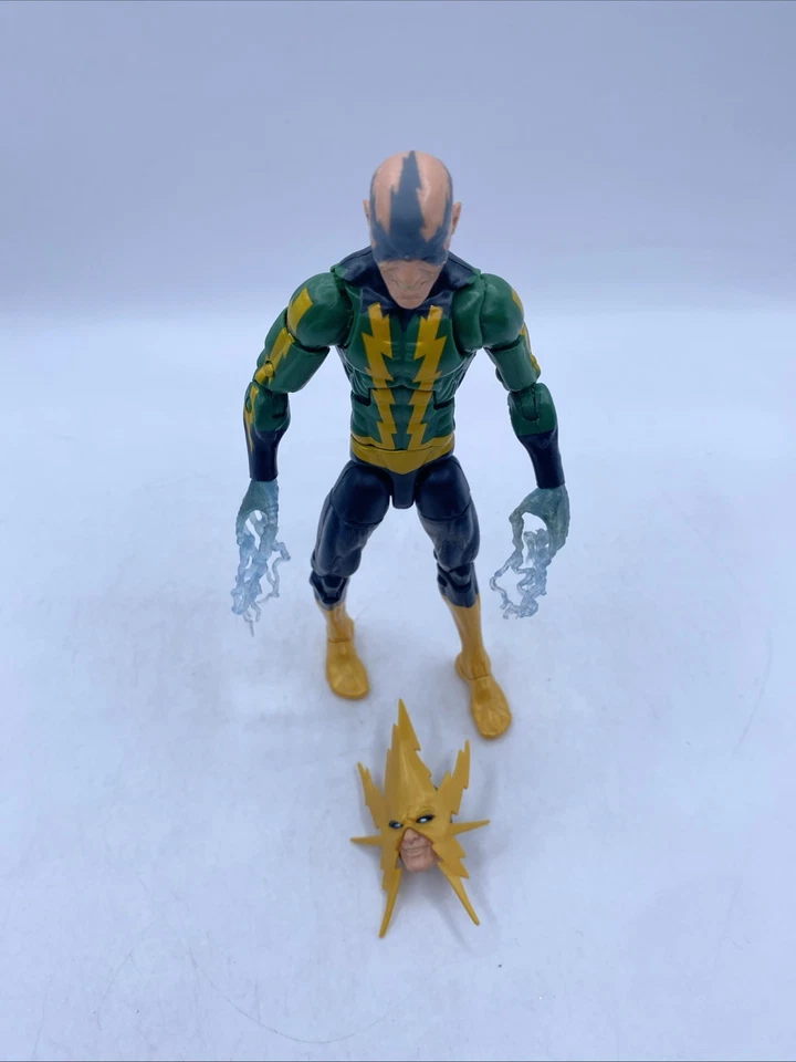 Figura Electro Marvel Legends Hasbro Spider-Man Space Venom BAF Wave Foto 2 de 4