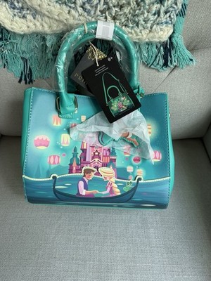 Loungefly Disney Tangled Rapunzel Pascal Satchel Bag NWT