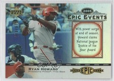 2006 Upper Deck Epic Events 370/675 Ryan Howard #EE1 0j6