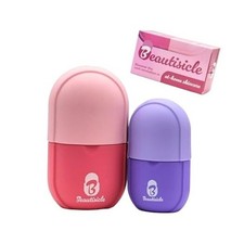 Beautisicle Ice Roller for Face - Pack of 2 Silicone Ice Face Roller and Eye