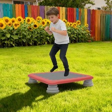 Kids' Trampoline Kids' Bouncing Board Balance and Bounce Kids' Toy for Indoor
