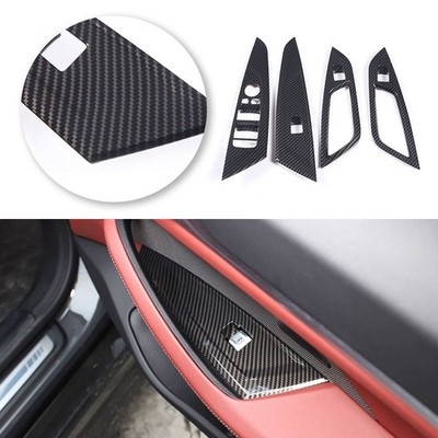 2/4 Door Window Lift Button Cover Trim For BMW 4 Series G22 G23 G26 2020-2023