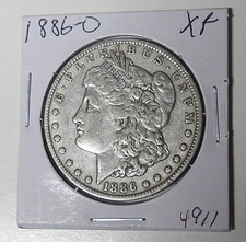 1886-O Morgan Silver Dollar XF New Orleans Mint (7125)