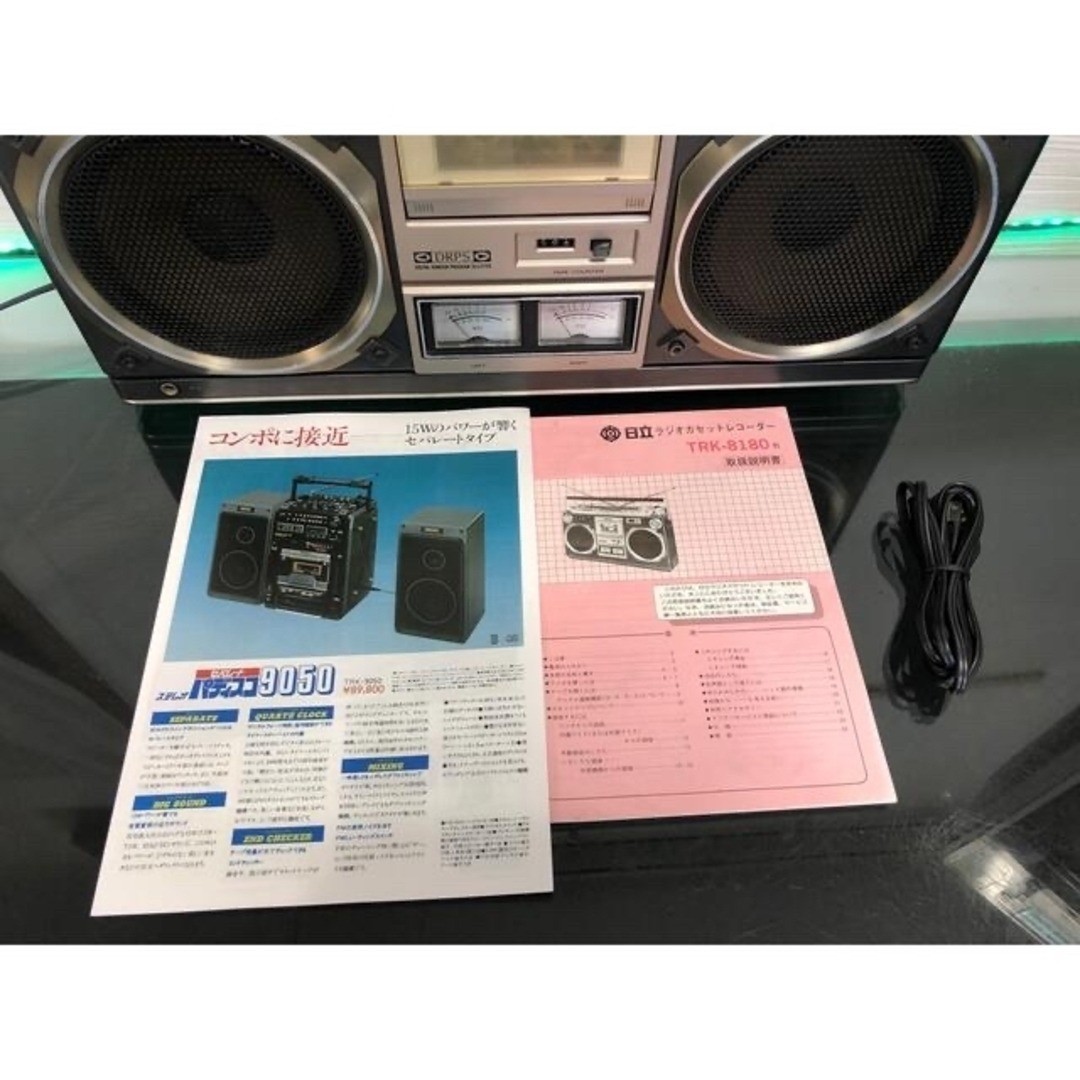 Hitachi PERDISCO TRK-8180 Radio Cassette Player 1979 Japan