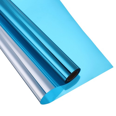 #ad Window Privacy Film One Way Heat Blocking Static Cling Light Blue 17.7x196.9quot; AU $30.98