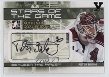2009 ITG Between the Pipes GoalieGraphs Vault Black Peter Budaj #A-PB Auto g2u