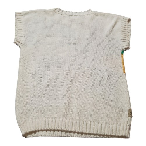 Vintage 80s Koret Petites Size Small Short Sleeve Pullover Sweater Fun Fruit Acrylic - Bild 5 von 13