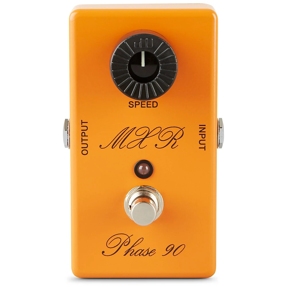 MXR Custom Shop CSP-101CL Script Logo Phase 90 со светодиодной педалью гитарных эффектов