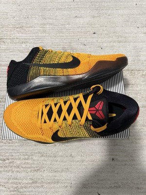 Nike Kobe XI Elite Low Bruce Lee University Gold Black Red 822675