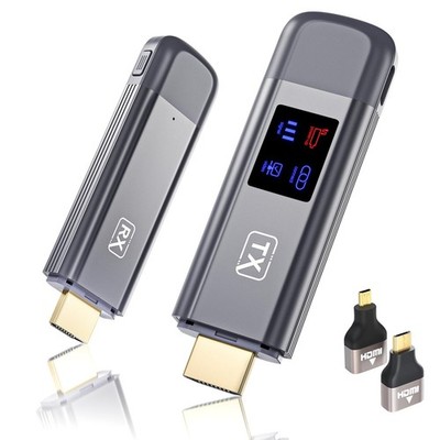 Wireless HDMI Transmitter and Receiver, Wireless HDMI Extender, 4K Decode 108...