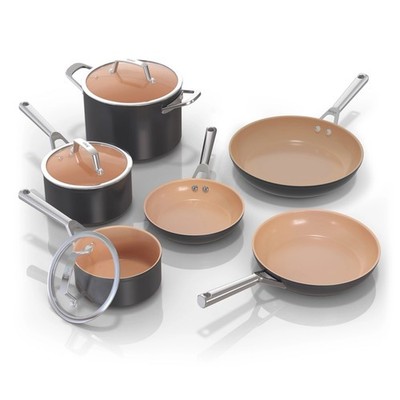Ninja Ceramics Extended Life 9 Piece Pan Set NEW IN A SEALED BOX