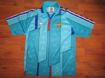 FC Barcelona Kappa vintage retro football jersey 1995 S official Primera trikot