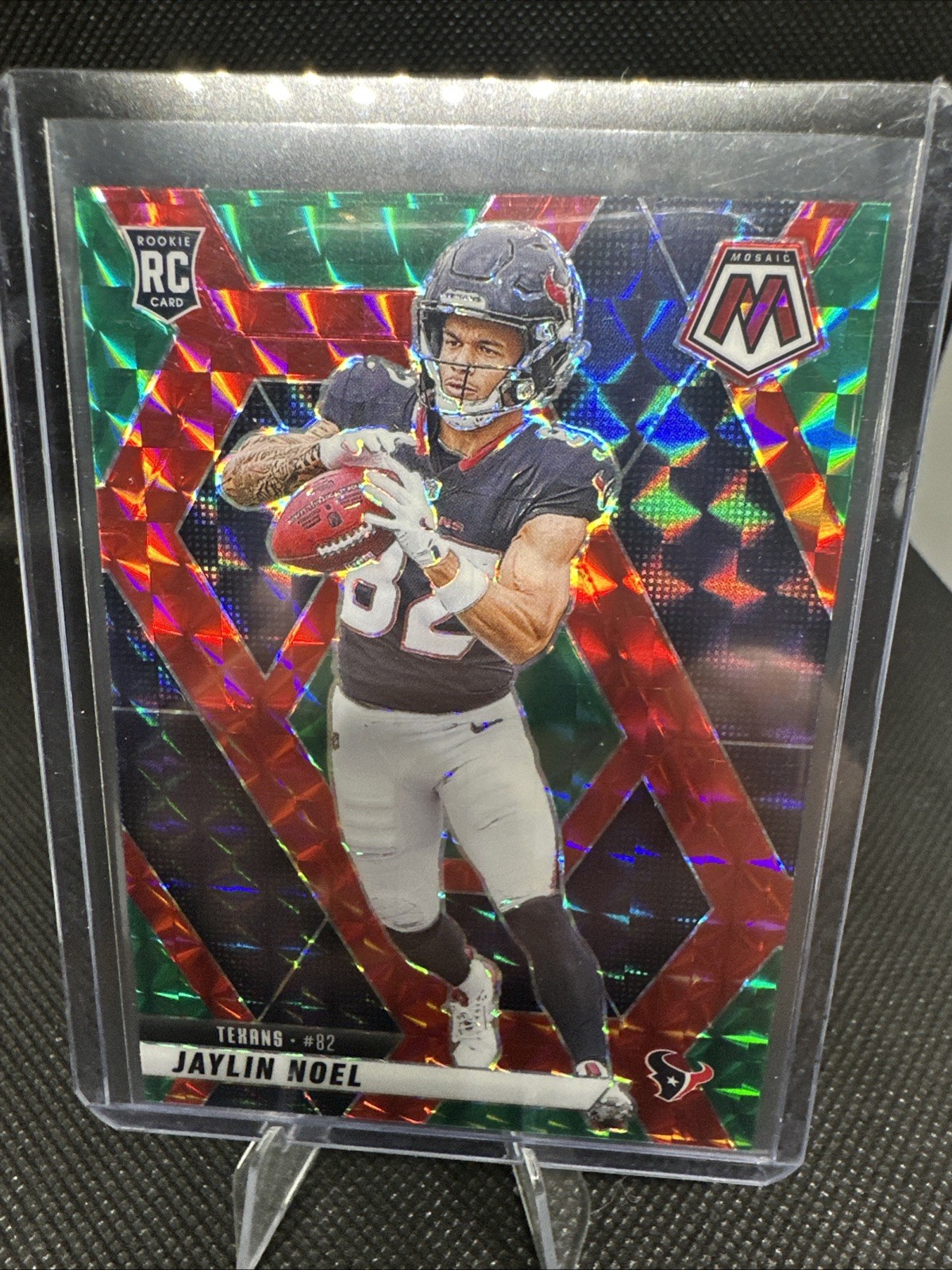 Jaylin Noel 2025 Panini Mosaic #373 Mosaic Choice Red and Green
