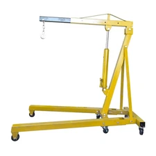 2-TON Engine Motor Hoist Cherry Picker Shop Crane Lift Foldable Yellow NEW