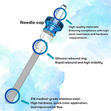 50PCS Tattoo Cartridge Needle Mixed Size round Liner Shader Magnum with Membrane