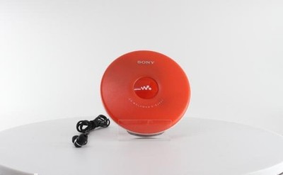 Rare 2005 Sony CD Walkman - Personal CD Player - Orange (D-EJ001/D