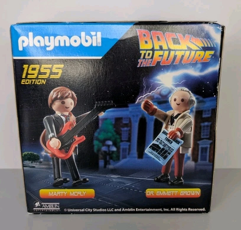 Playmobil Back To The Future 70459 Figure Set Marty Mcfly Doc Brown 1955 Edition - Image 2 of 4