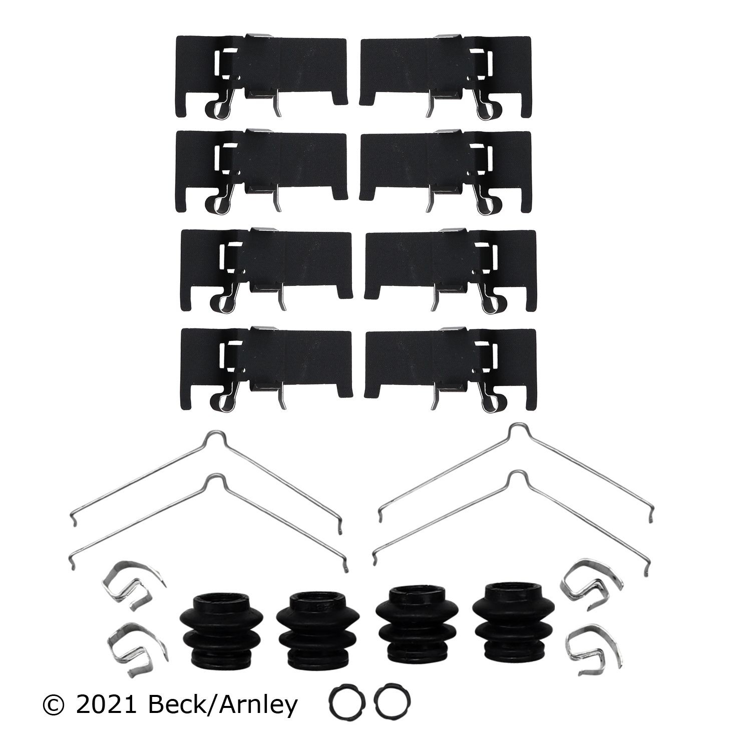 Beck Arnley 084-1717 Disc Brake Hrdwr Kit For 07-12 Avalon Camry Es350