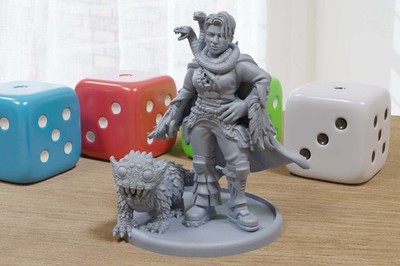 Denali Creature Merchant - 3D Printed Proxy Minifigures for Sci-fi Miniature Tab