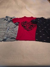Lot Of 3 Boys Short Sleeve Shirts Old Navy, Wonder Nation, Art Class Size 6/7