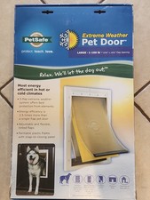 Petsafe Extreme Weather Pet Door For Large Pets Up To 100 lbs. 3 Flap System