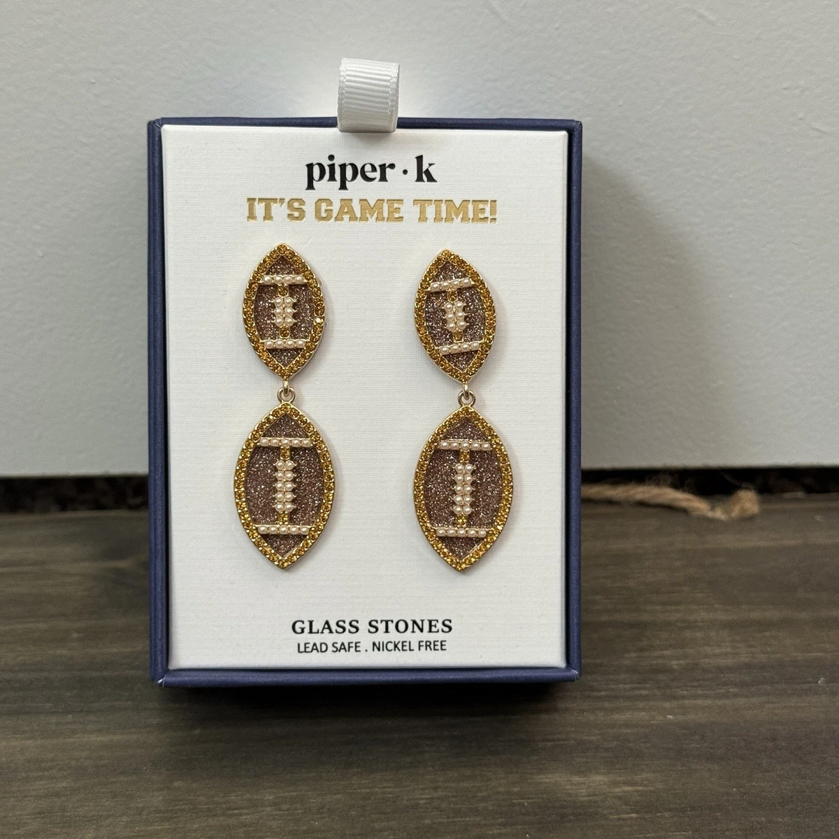 Pendientes De Plata Con Forma De Pieza De Juego 'Jacks' - Estilo Retro - Hechos A Mano En USA