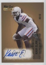 2022 Wild Card MATTE Auto Gold - Green Foil /50 Kaiir Elam Auto 2b7