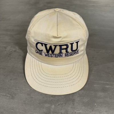 Vintage CWRU Case Western Reserve University Snapback Hat USA Made Distressed