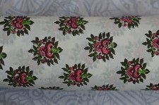 NO TARRIF CHARGES 100 ZK 172 Hand Block Floral Print 100 Cotton 4 Yard Fabric