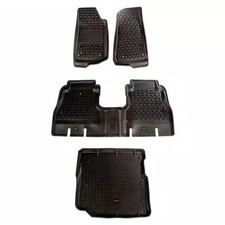 Rugged Ridge All Terrain 1st 2nd Row W Cargo Floor Liners For Wrangler Jl 4dr Rugged Ridge All Terrain 1st 2nd Row W Cargo Floor Liners For Wrangler Jl 4dr