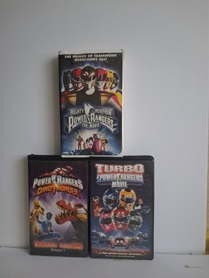 power rangers vhs tapes lot