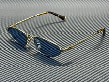 MIU MIU MU A52S ZVN60O Pale Gold Light Blue Women's 52 mm Sunglasses