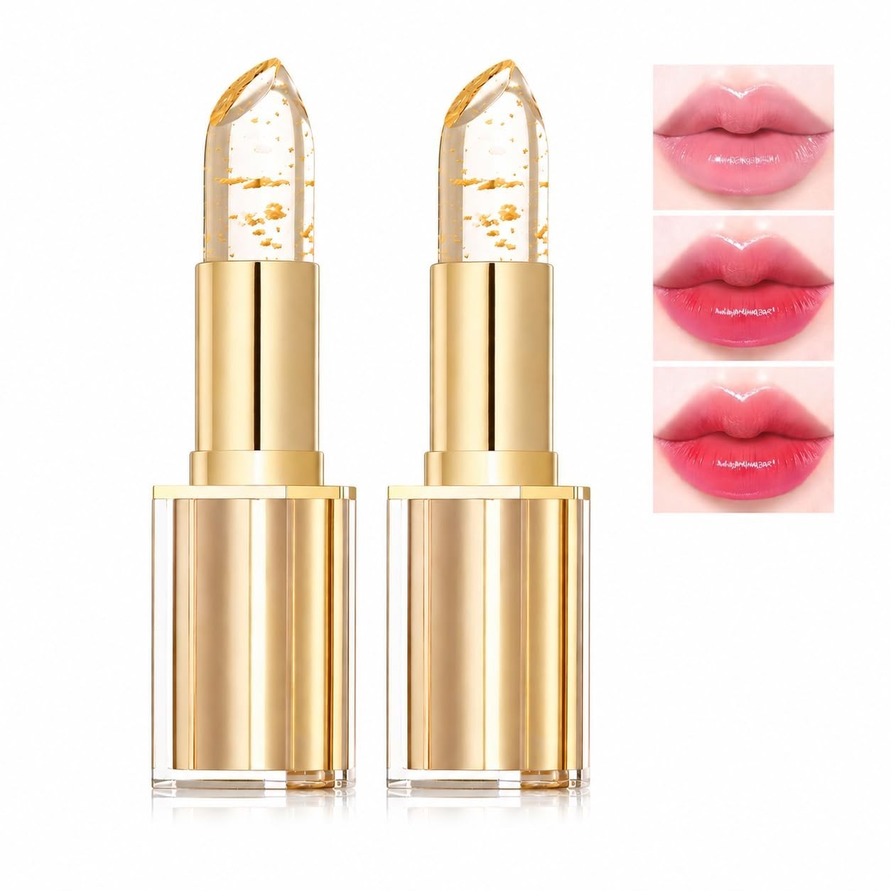 2 PCS Coellyo True Tone pH Adjusting Lipstick, Color Changing, Moisturizing