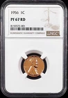 1956 Proof Lincoln Cent certified PF 67 RD by NGC! sku 72001