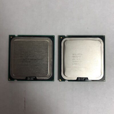 LOT OF 2 Intel Pentium 4 HT 641 3.2GHz 2MB SL9KF LGA775 Desktop CPU/Processor
