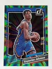 2023-24 Donruss Rated Rookie HOLO GREEN LASER RC Keyontae Johnson #237 Thunder